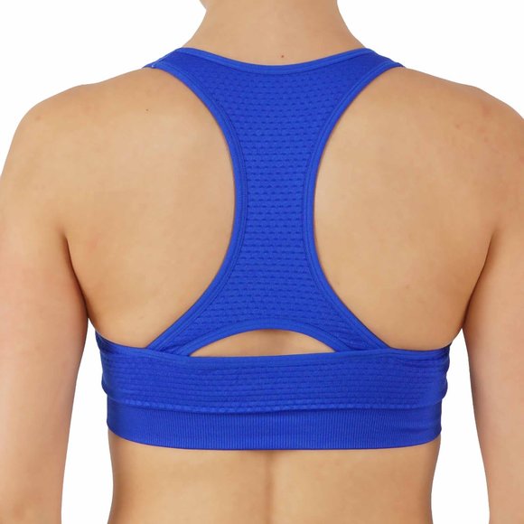 Royal Blue high Impact Sports Bra - Picture 2 of 6